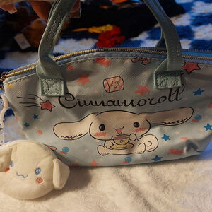 Oh, so cute Cinnamoroll crossbody bag, with soft bag charm He needs a home